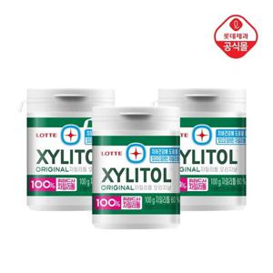 롯데 자일리톨 오리지날 용기_ 100g x 1통