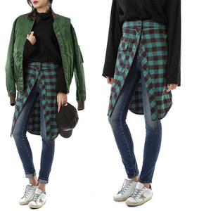 골든구스 GGDB패치 셔츠스커트 워싱진/G31WP063 A1