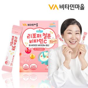 비타민마을 금쪽 리포퍼 철분 비타민C 복숭아맛 30포 1개월분