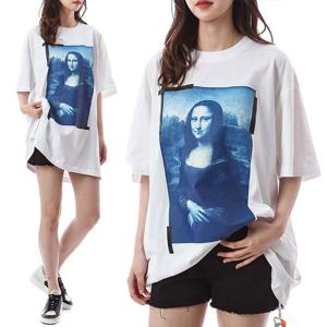 오프화이트 모나리자 티셔츠/OMAA038C 99JER002 0145