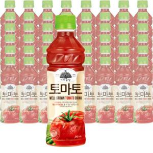 웅진 가야 농장 토마토 340ml 48펫 (2박스) 음료수