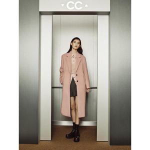 [CC콜렉트] 테일러드 롱코트 (C234MSG022)