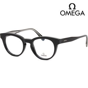 오메가 안경테 OM5003H 001 빅사이즈 블랙 명품 뿔테