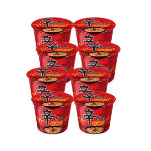 농심 신라면 더레드 큰사발면 117g x8개 / 컵라면 큰컵