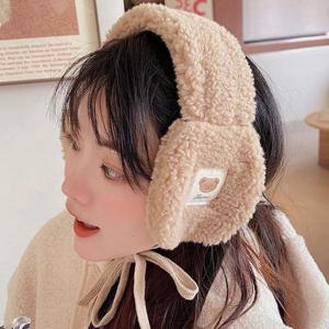 [라일리] Rly 귀욤 양털 곰돌이 뽀글뽀글 목도리겸 따뜻한 귀마