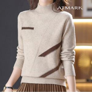 ATMARK 코지내추럴포켓라인니트_AA39KN070G