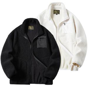 양털 뽀글이 남성 풀집업 보온 플리스 자켓_101000