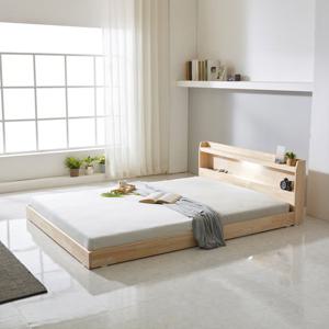 파로마 네오 편백 저상형침대 퀸 20T라텍스 원목 깔판 세트