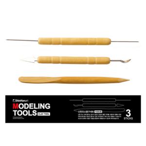 신한 조소용구 종합세트 3본조(지점토용) 세트