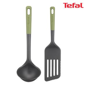 테팔 에센셜 조리도구 2종(국자+긴뒤집개)