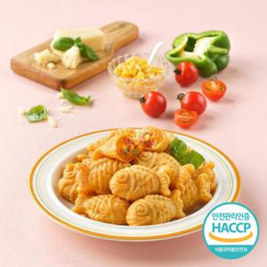 [하우스원푸드] 피자토핑 피자 미니 붕어빵 (700g x 1봉)