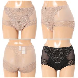 [비비안(언더웨어)]밑위기장 긴 하이웨스트 힙레이스 노라인팬티 BP952AB