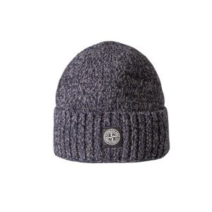 [스톤아일랜드] 키즈 로고 패치 멜란지 비니 7916N10Z7_V0063