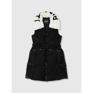 [피레티] 여성 사보나 밍크퍼 롱 베스트 W_TWW23606Z1