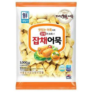 [사조대림] 사조 대림선 잡채 어묵 1kg x 10봉