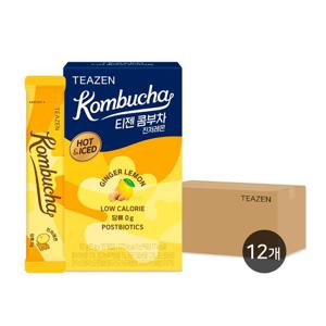 티젠 콤부차 진저레몬 10스틱 X 12박스 (1카톤) 핫&아이스 겸용