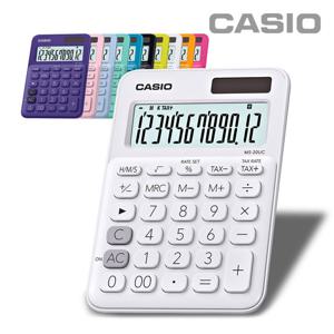 카시오 칼라 계산기 MS-20UC / 10가지 색상