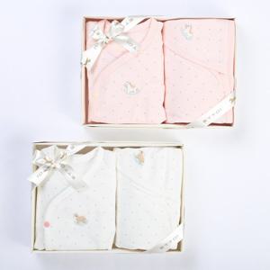 [에뜨와]2종1택토드배내저고리&속싸보SET 07R1170 /출산,신생아축하선물,쌍둥이,속싸개