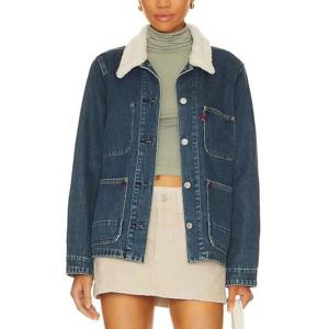 리바이스 여성 웜 쵸어 데님 쉐르파 자켓 A6053-0000