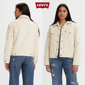 리바이스 361370055 여자 양털 안감 코듀로이 트러커 자켓