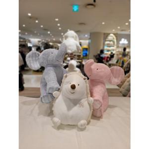 쇼콜라 고슴도치코끼리애착인형3종1택 (TNNXUI01XA)