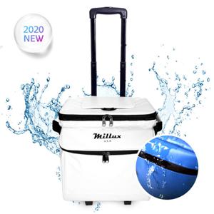 밀룩스USA 아쿠아 캐리어 보온보냉 쿨러백 (46L) [아쿠아화이트]