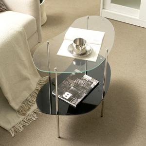 포스트모던 말론 미드센츄리 유리 소파테이블