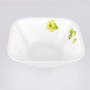 습그릇 코렐 그린베리 사각 습볼 미니샐러드볼 스프볼