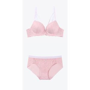 [예스]러블리 베이비핑크 브라 햄라인 팬티세트YSWBZ417YSWPZ418