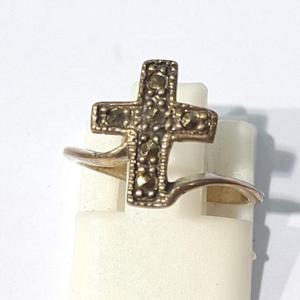 [블루케이] silver 순은반지231213-18십자가엔틱