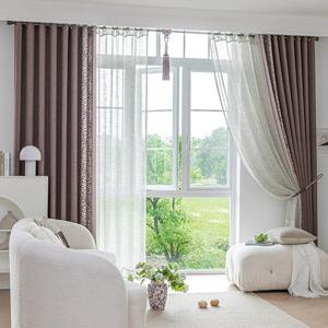 [지나송]보타닉 도비직 암막커튼 슈퍼특대(암막2장,봉별도)