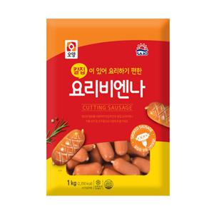 [사조오양] 칼집 요리 비엔나 1kg
