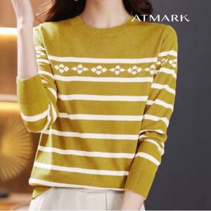 ATMARK 포인트아가일스트라이프니트_AA39KN089G