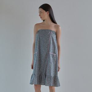 [바바라(언더웨어)]실크면 앵두 60수 여자 샤워가운 AGW4556S