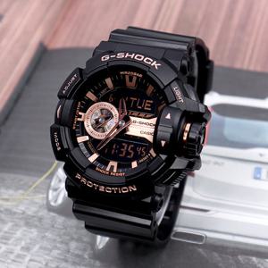 지샥 GA-400GB-1A4 빅페이스 로즈골드 방수 아나디지 남자 우레