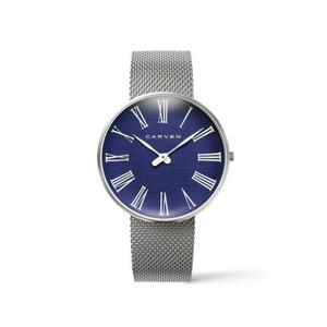 [CARVEN] 남성 메쉬시계 CV605-BU/20SV