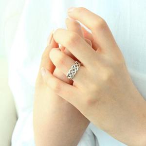 국산 애니 실버925 전체 은소재 오픈링 반지