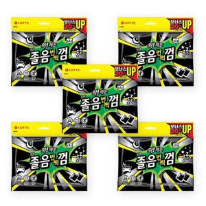 무료배송 롯데 확 깨는 졸음번쩍껌 105g x 5봉(박스포장)