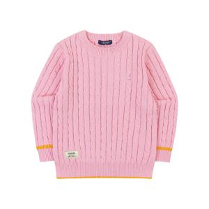 [캉골키즈]베이직 케이블니트 풀오버QA 0001 핑크/AQACKS00010PK