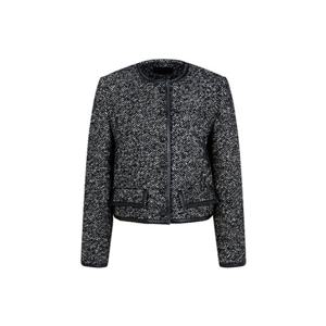 보브 레더 트림 부클 헤링본 자켓 (7113410101) VOV