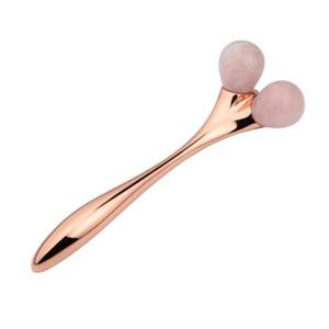 리빙듀오 뷰티 듀얼 옥 롤러 골드괄사