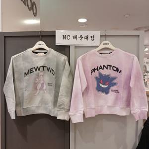 [오후]화사한 봄 패션~팬텀~뮤츠~포켓몬스터 타이다잉 스셔츠 OHMA2424C