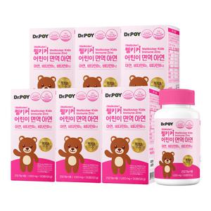 닥터포이 웰키커 어린이 면역 아연 120정 2개월분 6병