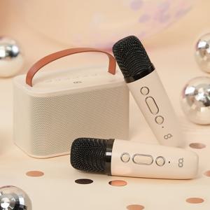 오아 뮤즈S 블루투스 무선 미니 듀얼 마이크 노래방 스피커