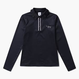 르꼬끄골프 여성 프릴장식 카라 티셔츠