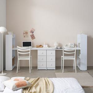 에보니아 폴리 2인용 책상 세트 3000 [수도권무료배송]