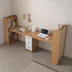 에보니아 폴리 2인용 책상 세트 2400 [수도권무료배송]