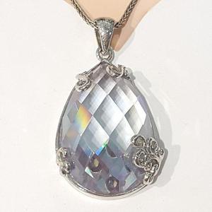 [블루케이] 실버925 큐빅다이아컷목걸이241205-17