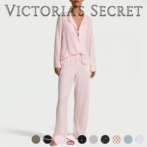 빅토리아시크릿 잠옷 모달 긴팔 파자마 세트 XS-XXL