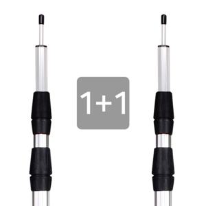 [벅703]땡가격 알루미늄 3단 높이조절 타프폴대 2400 2개 SET 텐